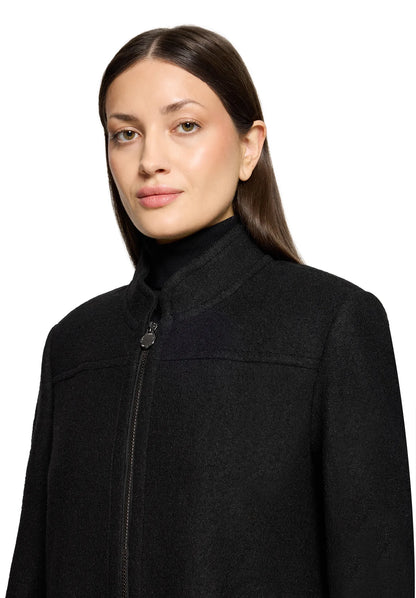 Betty Barclay Black Women Wool Coat SKU: 7157-1629_9045 Image 07
