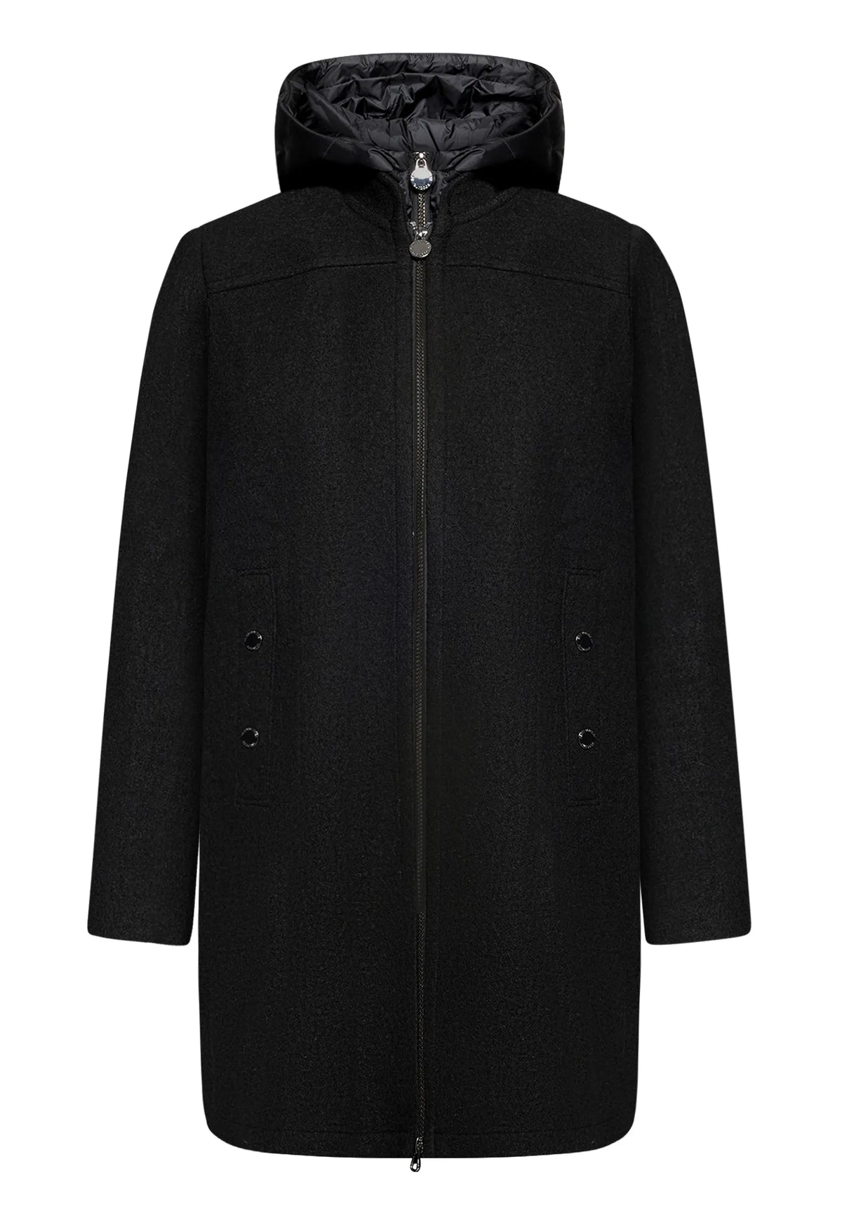 Betty Barclay Black Women Wool Coat SKU: 7157-1629_9045 Image 09