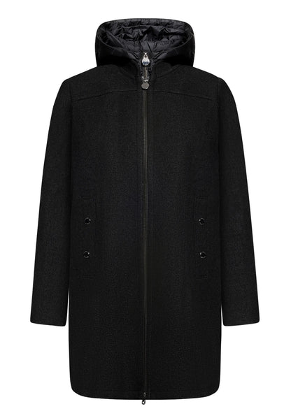 Betty Barclay Black Women Wool Coat SKU: 7157-1629_9045 Image 09