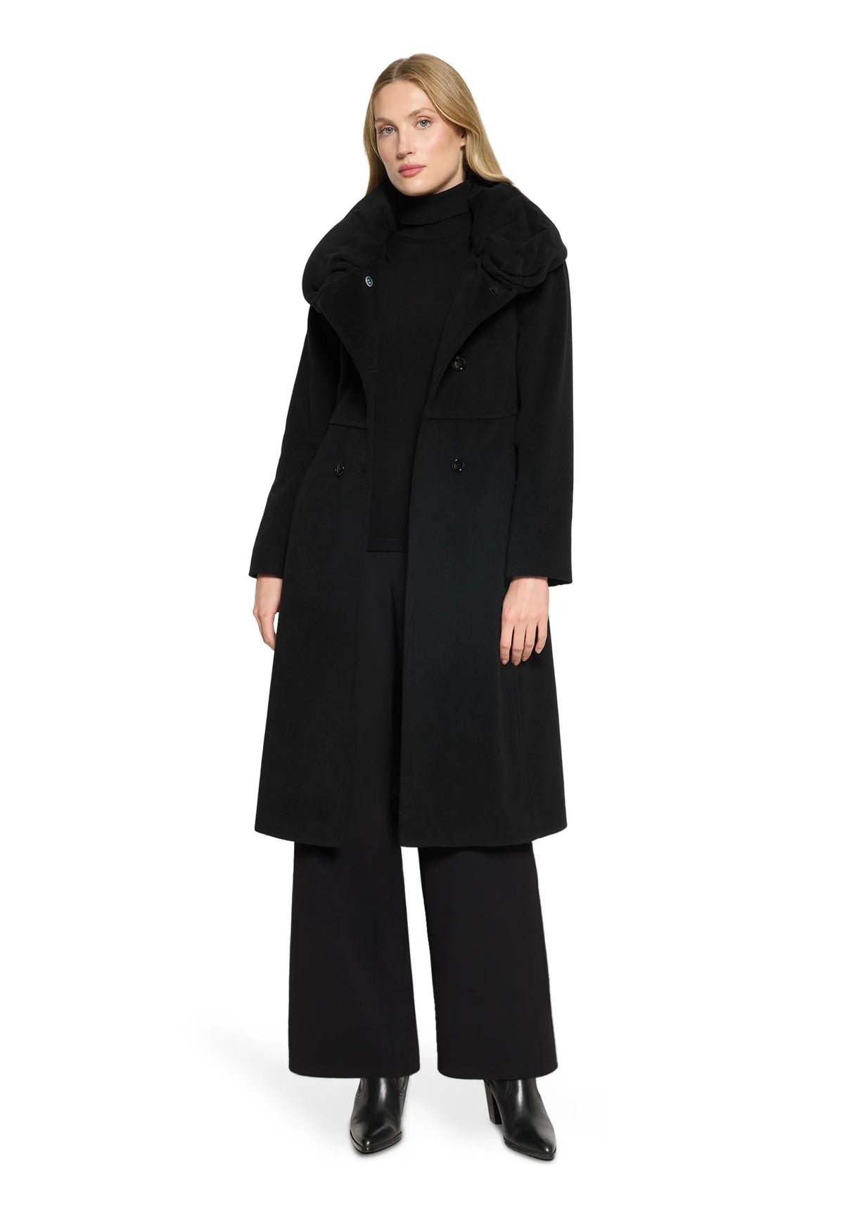 Betty Barclay Black Women Wool Coat SKU: 7173-1476_9045 Image 02