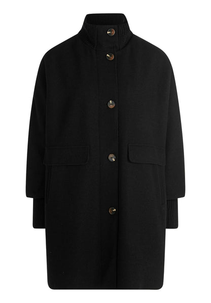 Betty Barclay Black Women Wool Coat SKU: 7183-1531_9045 Image 06