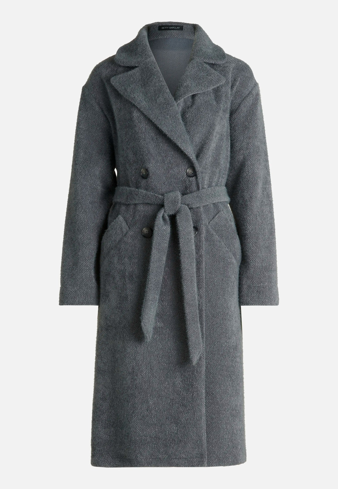 Betty Barclay_Grey_Blazer Coat with Belt_7246-1653_9021_02