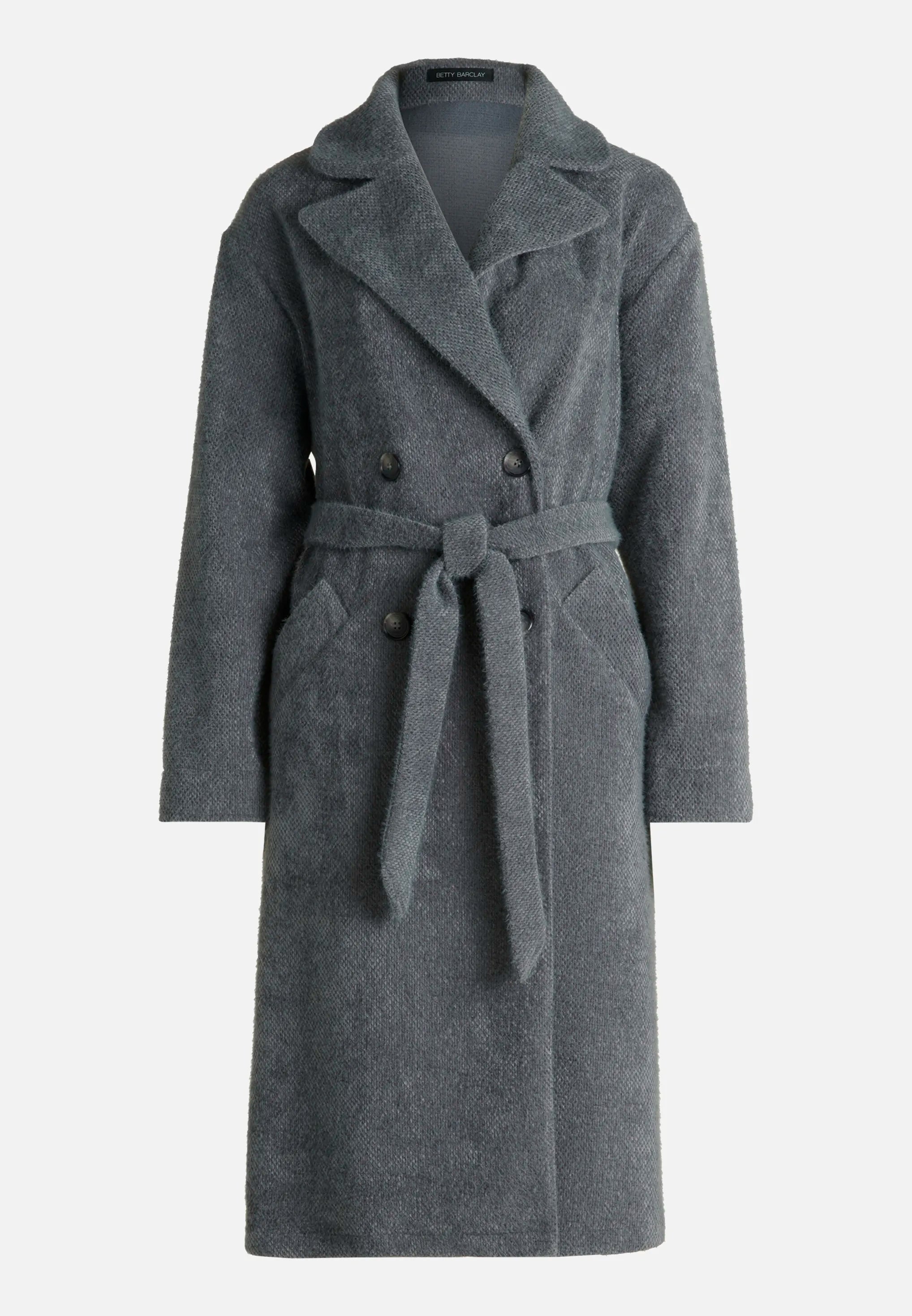 Betty Barclay_Grey_Blazer Coat with Belt_7246-1653_9021_02