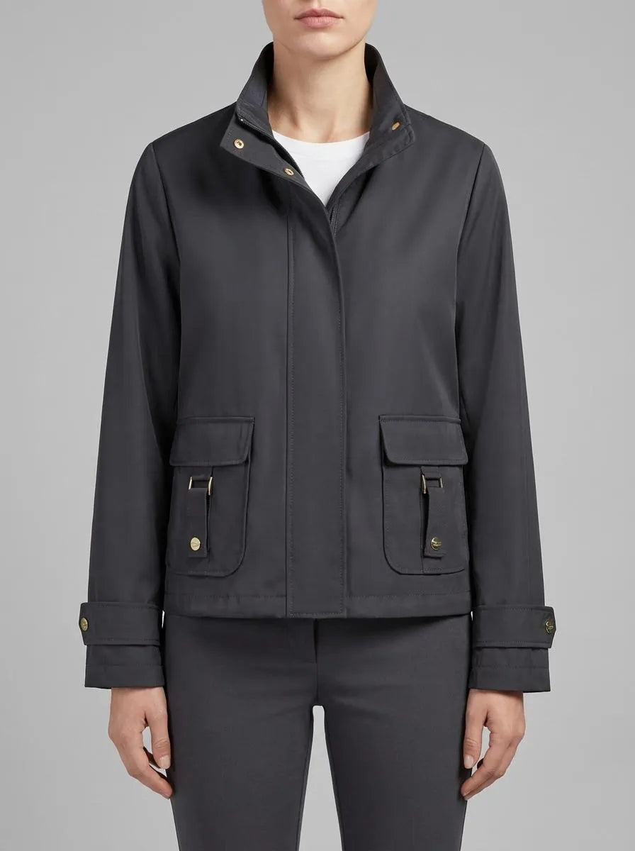 Betty Barclay Dark Sky Women Straight Cut Outdoor Jacket SKU: 7304-1763_8345 Image 00