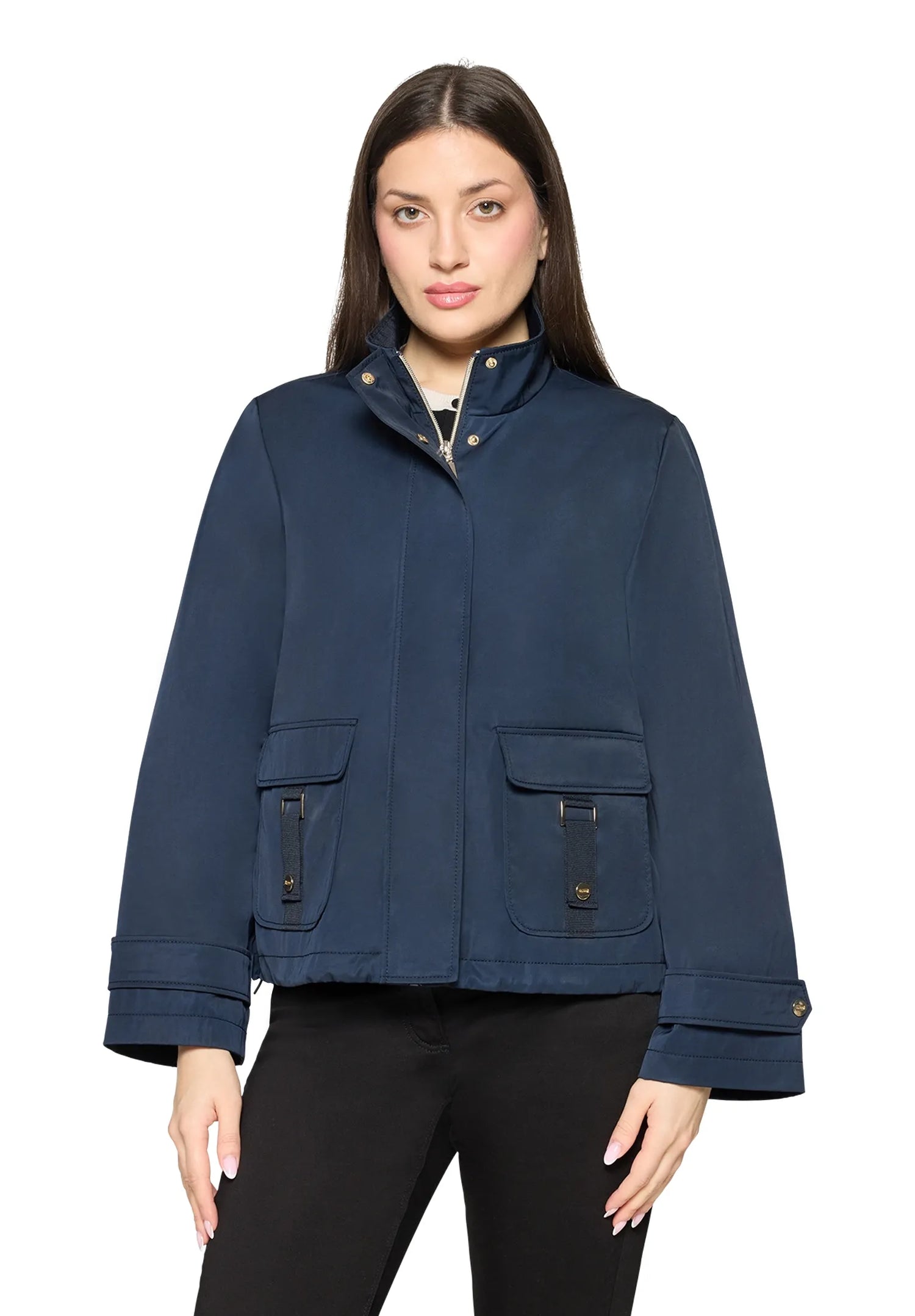 Betty Barclay Dark Sky Women Straight Cut Outdoor Jacket SKU: 7304-1763_8345 Image 01