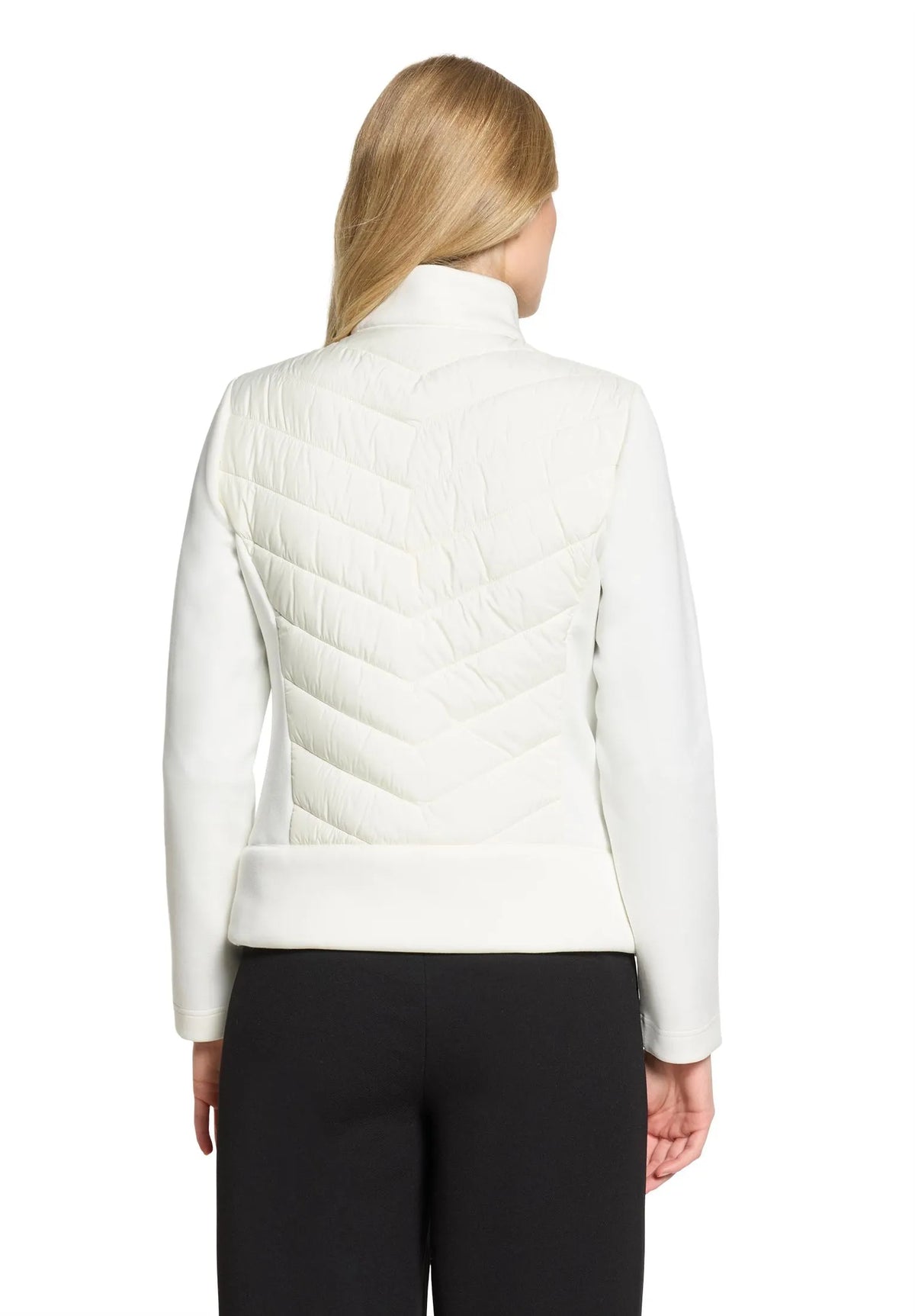 Betty Barclay Offwhite Women Quilted Jacket SKU: 7327-1412_1014 Image 03