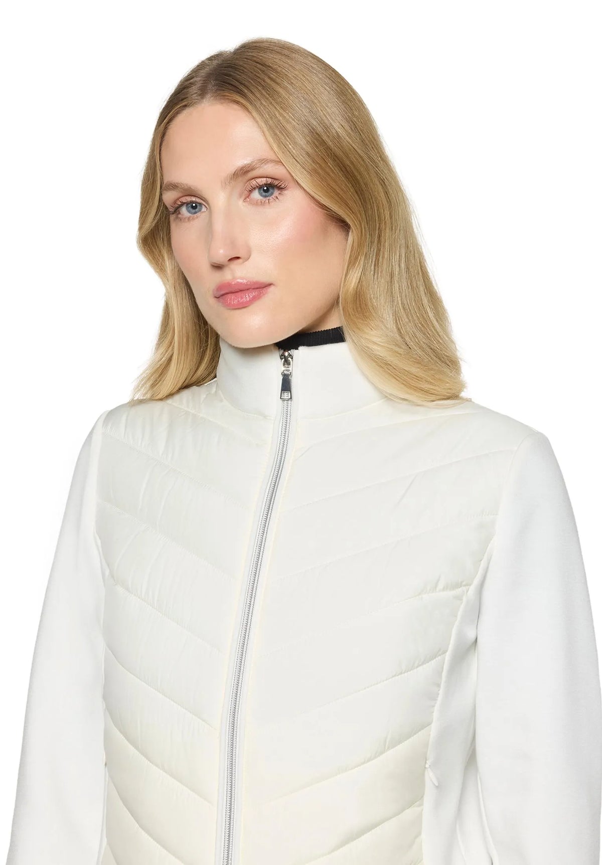 Betty Barclay Offwhite Women Quilted Jacket SKU: 7327-1412_1014 Image 04