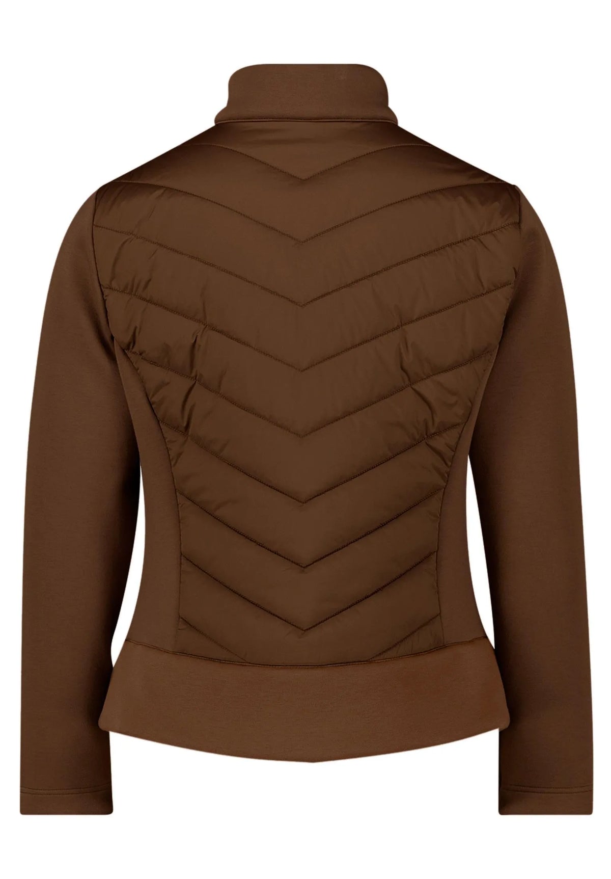 Betty Barclay Dark Coffee Women Quilted Jacket SKU: 7327-1412_7048 Image 07