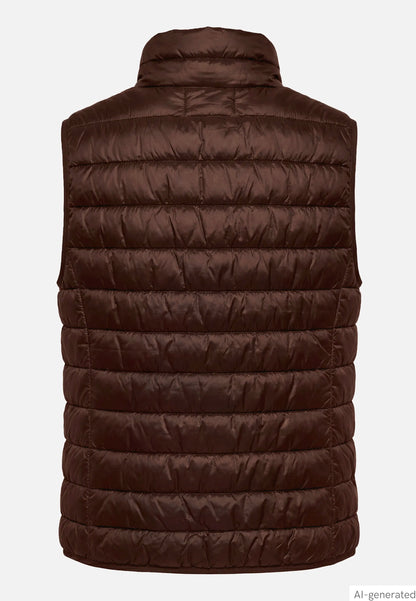 Betty Barclay Muskat Women Quilted Vest with Zipper SKU: 7337-1921_7063 Image 02