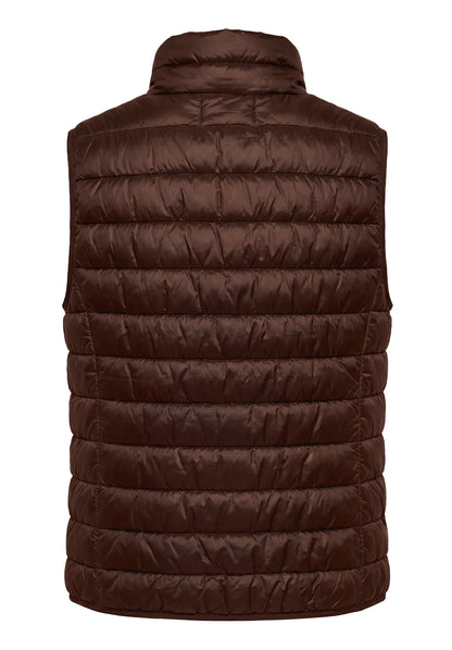 Betty Barclay Muskat Women Quilted Vest with Zipper SKU: 7337-1921_7063 Image 03