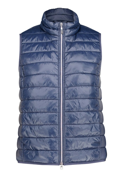Betty Barclay Dark Sky Women Quilted Vest with Zipper SKU: 7337-1921_8345 Image 04