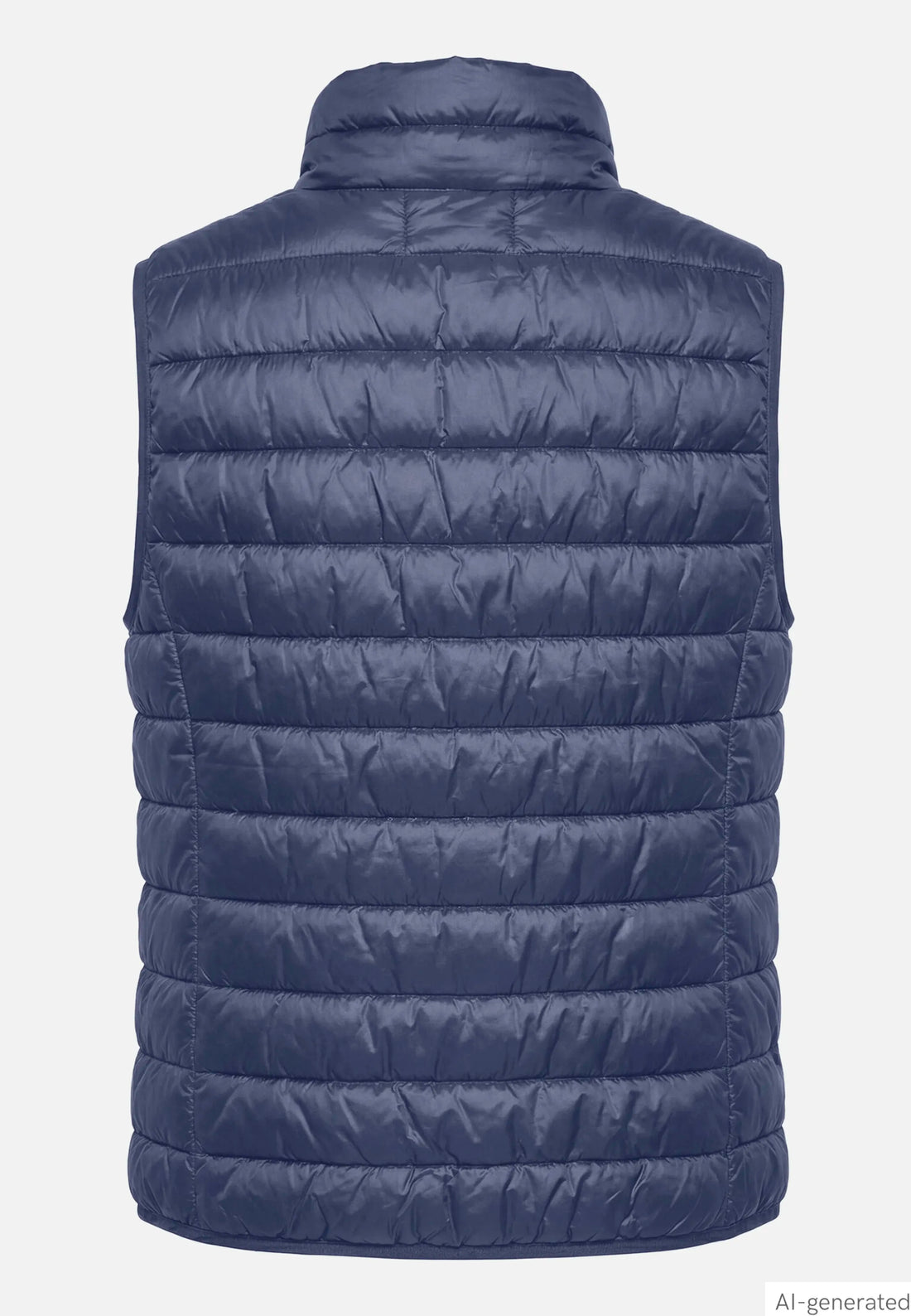Betty Barclay Blue Horizon Women Quilted Vest with Zipper SKU: 7337-1921_8427 Image 02