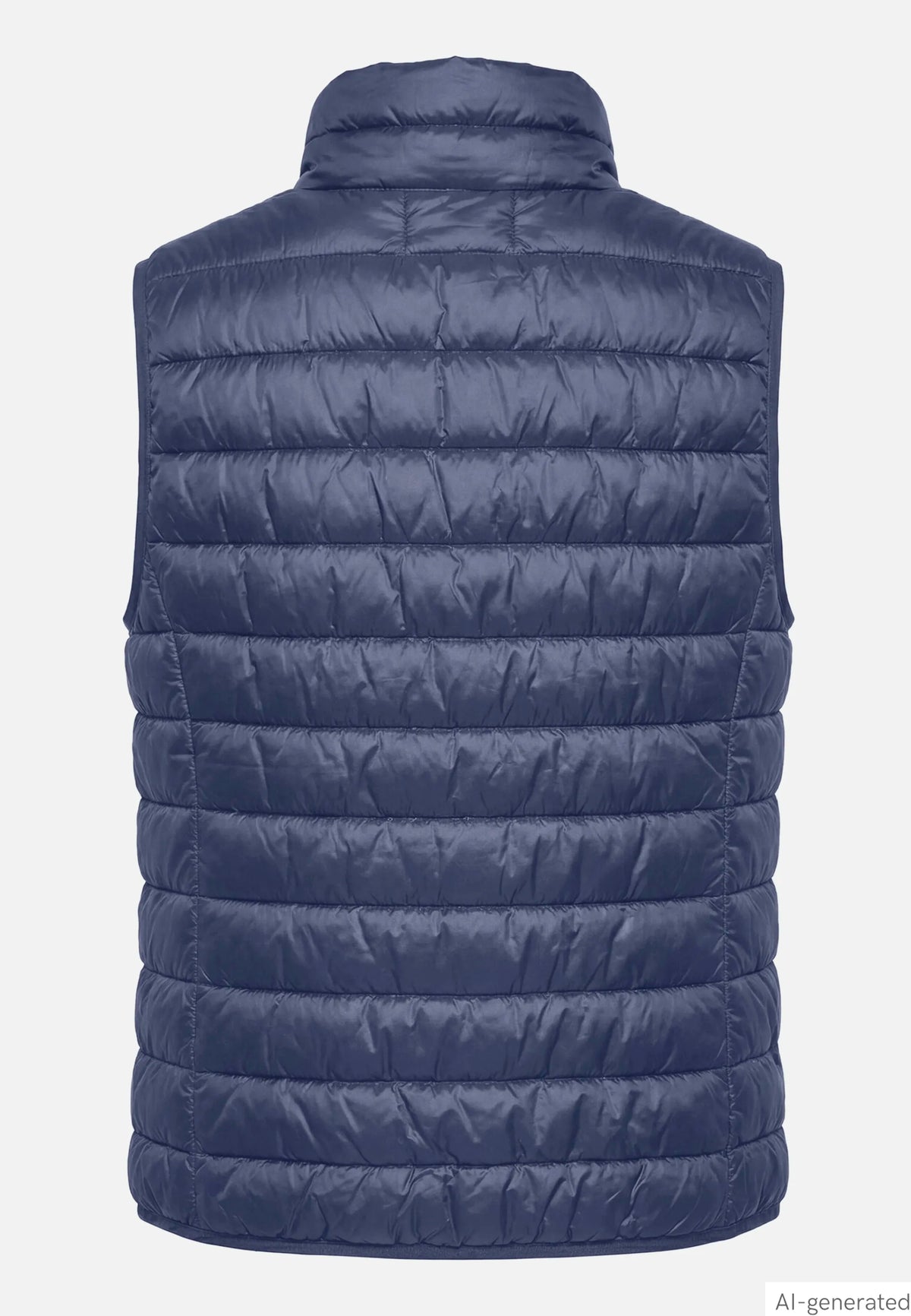 Betty Barclay Blue Horizon Women Quilted Vest with Zipper SKU: 7337-1921_8427 Image 02