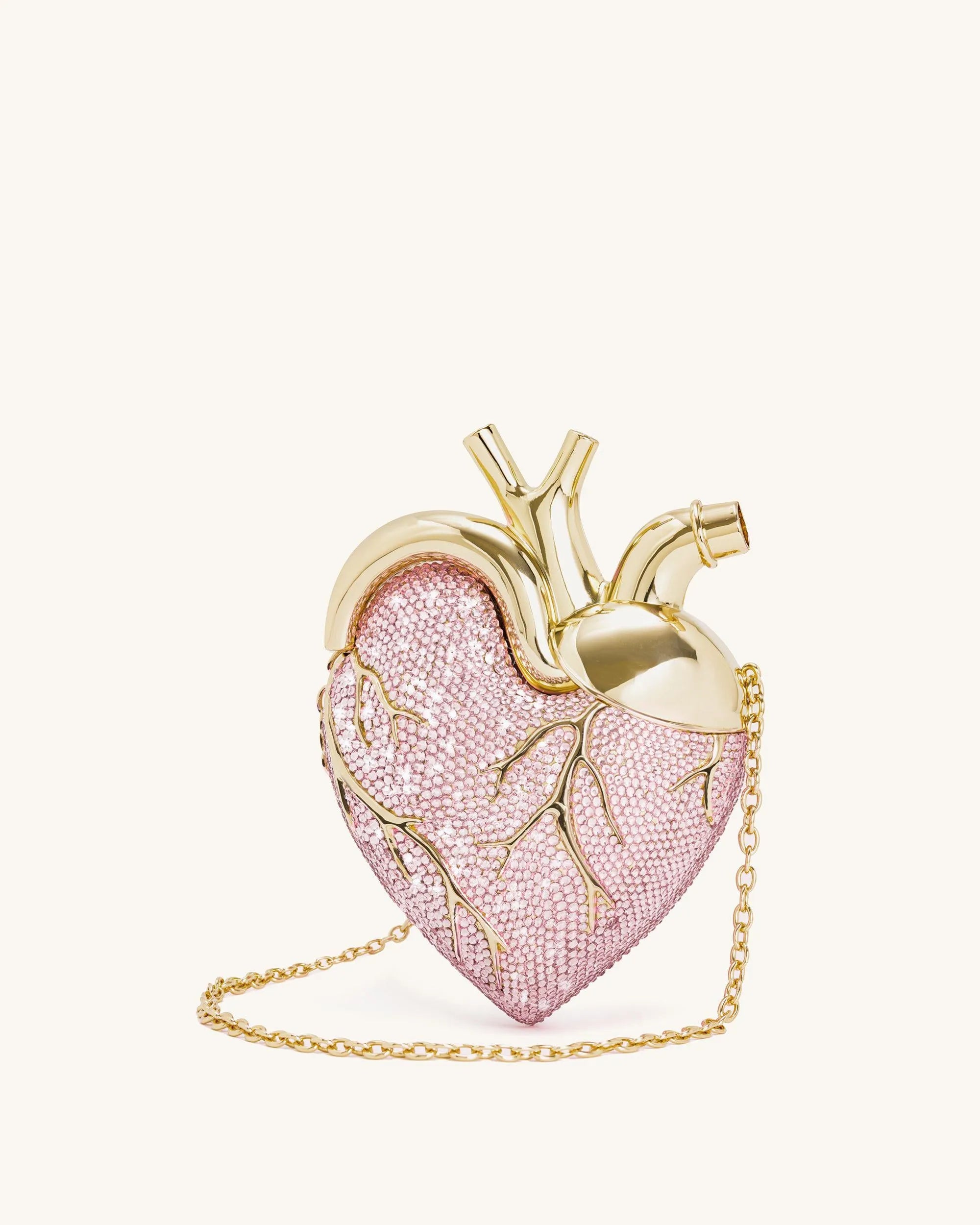 JW PEI_Pink_Maren Artificial Crystal Heart Shaped Bag_738-4_Pink_01