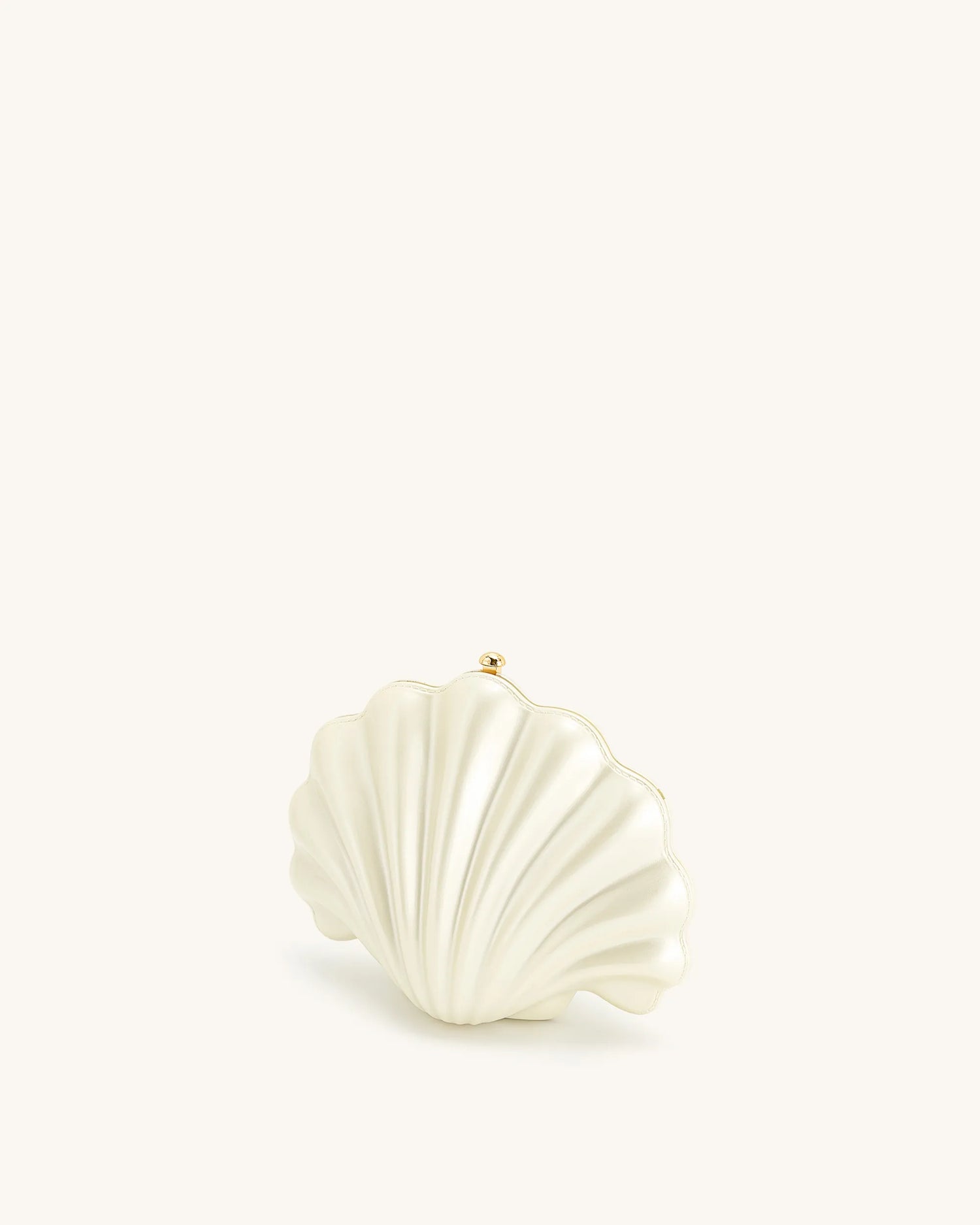 JW PEI Ivory Women Shell Clutch with Chain  SKU: 765-2W_Ivory Image 02