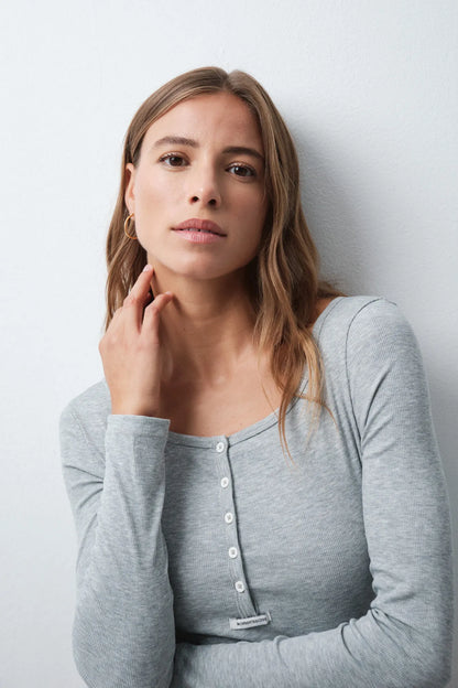 Women Secret Medium Grey Women Grey Long Sleeve Body SKU: 7664648_46 Image 03