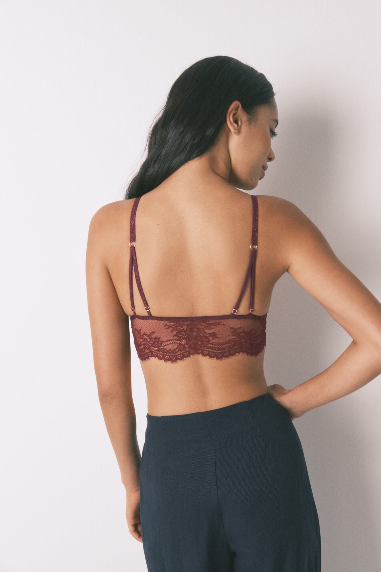 Women Secret_Red_Special Wine Lace Bralette_7912791_68_05