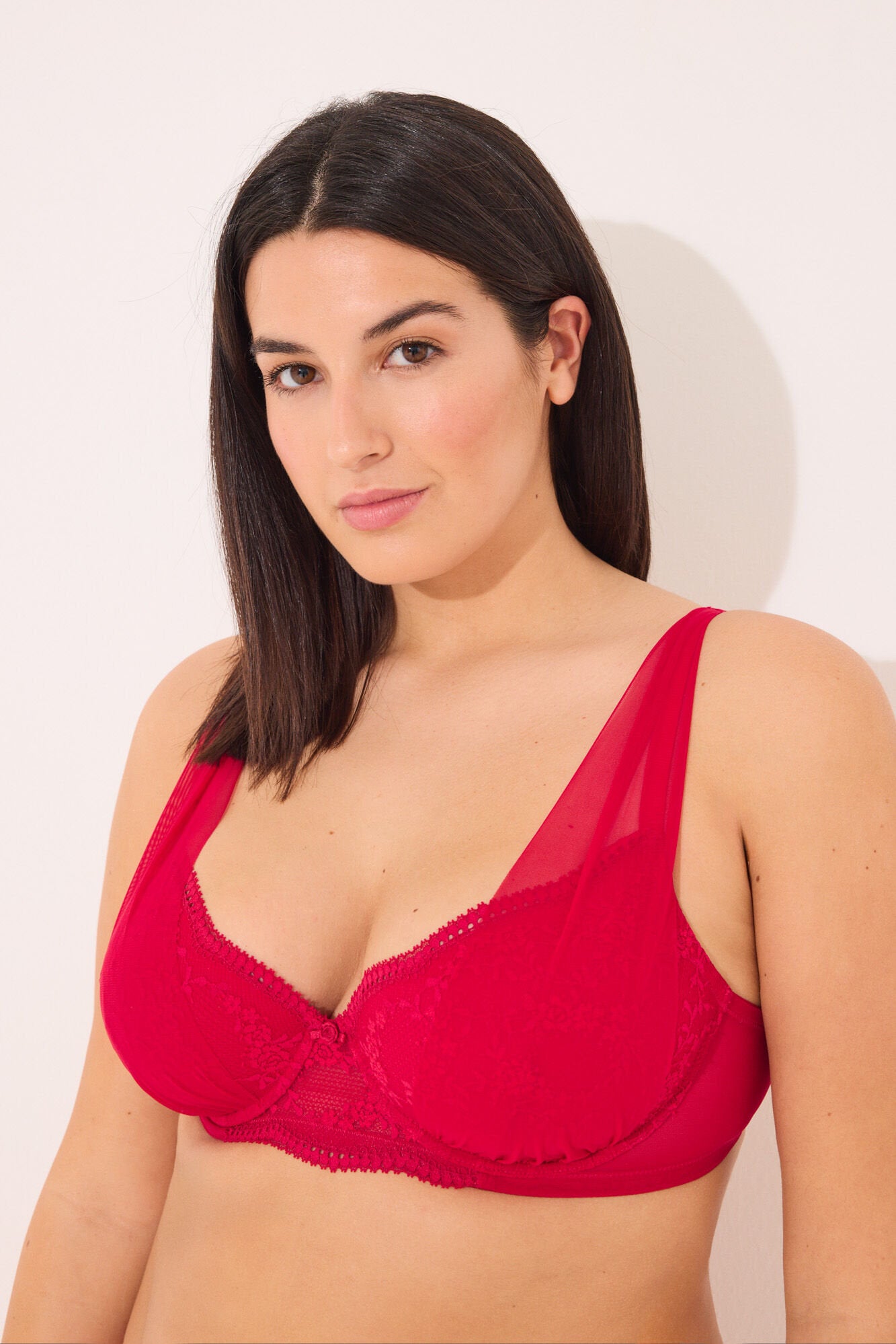 Women Secret_BEAUTIFUL Classic Bra Red Lace in Different Cup Sizes_7919713_60_01
