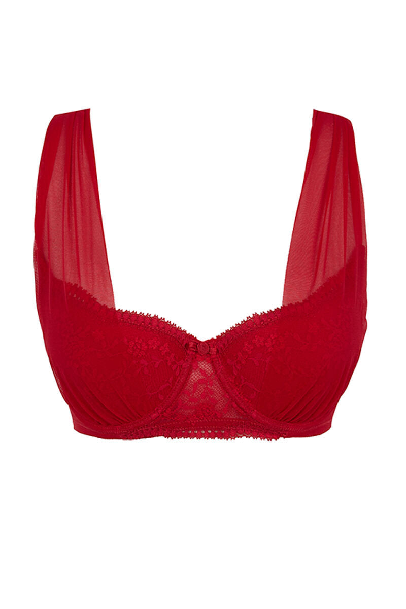 Women Secret_BEAUTIFUL Classic Bra Red Lace in Different Cup Sizes_7919713_60_10