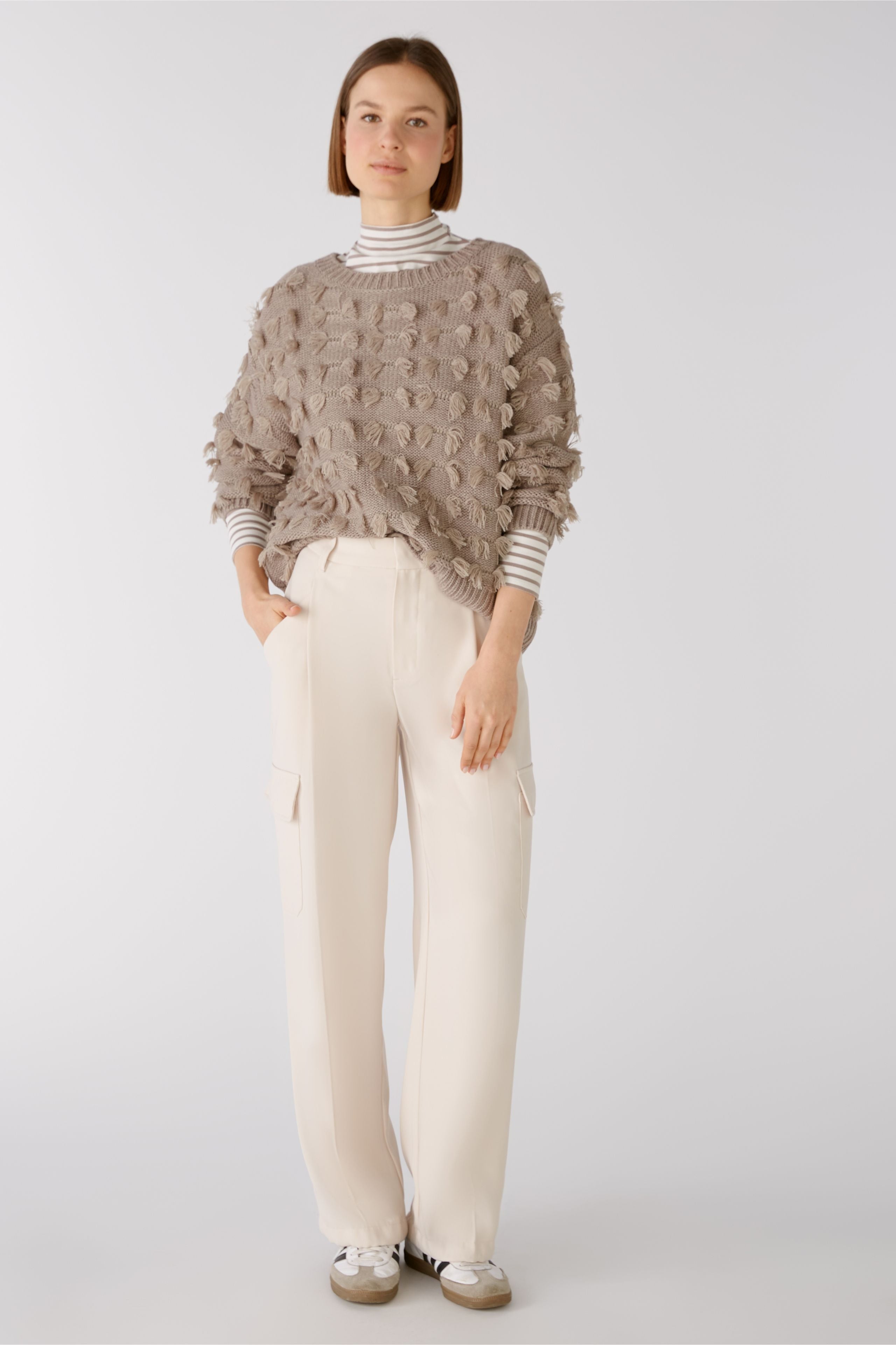 Jumper With Fringe Detail