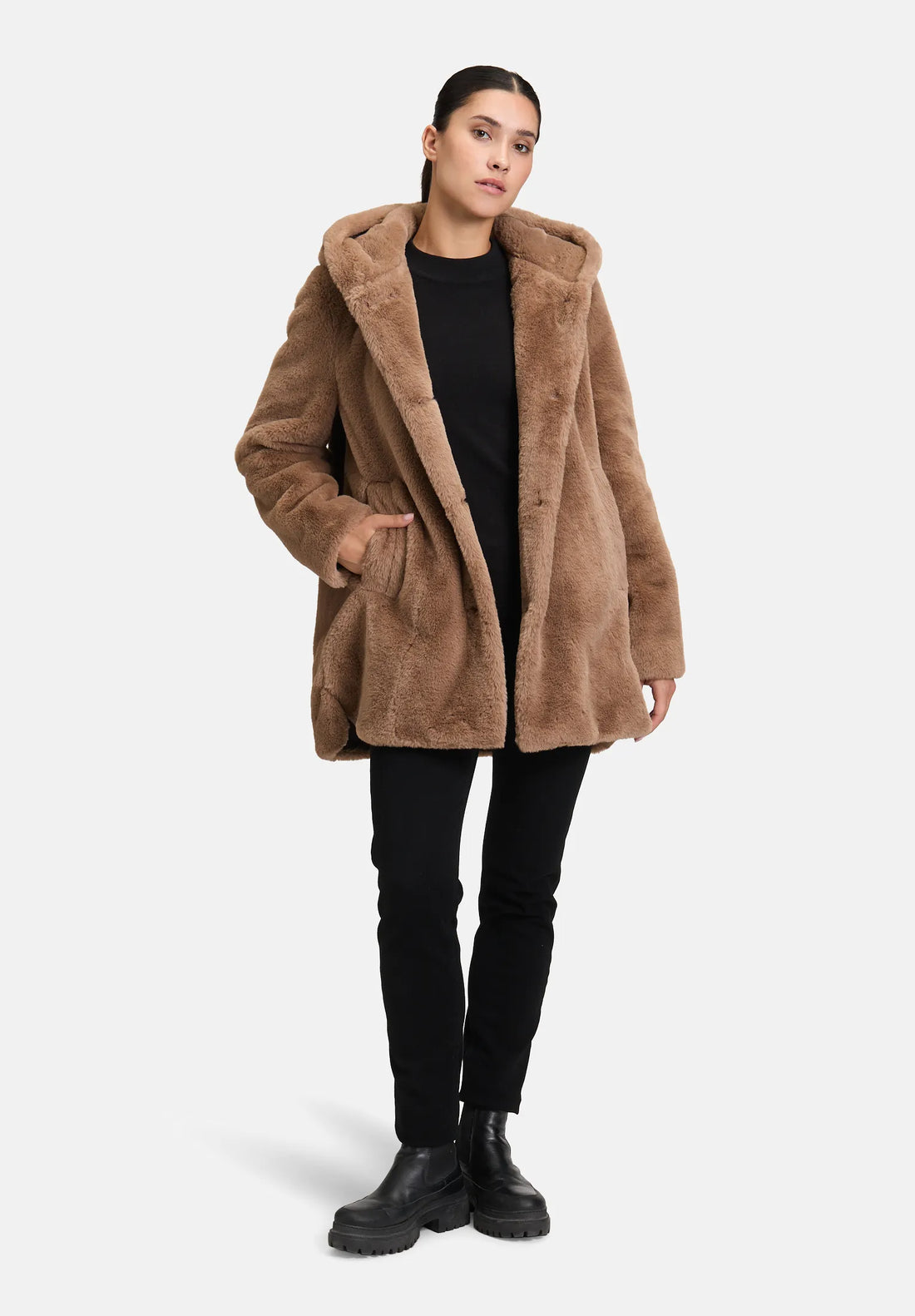 Betty Barclay_Classic Bronze_Plush Hooded Jacket_7964-1540_7460_02