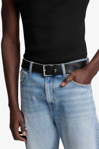 7 For All Mankind_Black_Classic Belt Metal in Leather_7ABM1L06_BLK_03