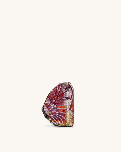 JW PEI Multicolor Women Paisley Crystal Butterfly Clutch - Multicolor SKU: 7C361-4_Multicolor Image 02