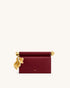 JW PEI Claret Women Holly Metal Pendant Embellished Clutch - Claret SKU: 7C52-4_Claret Image 01