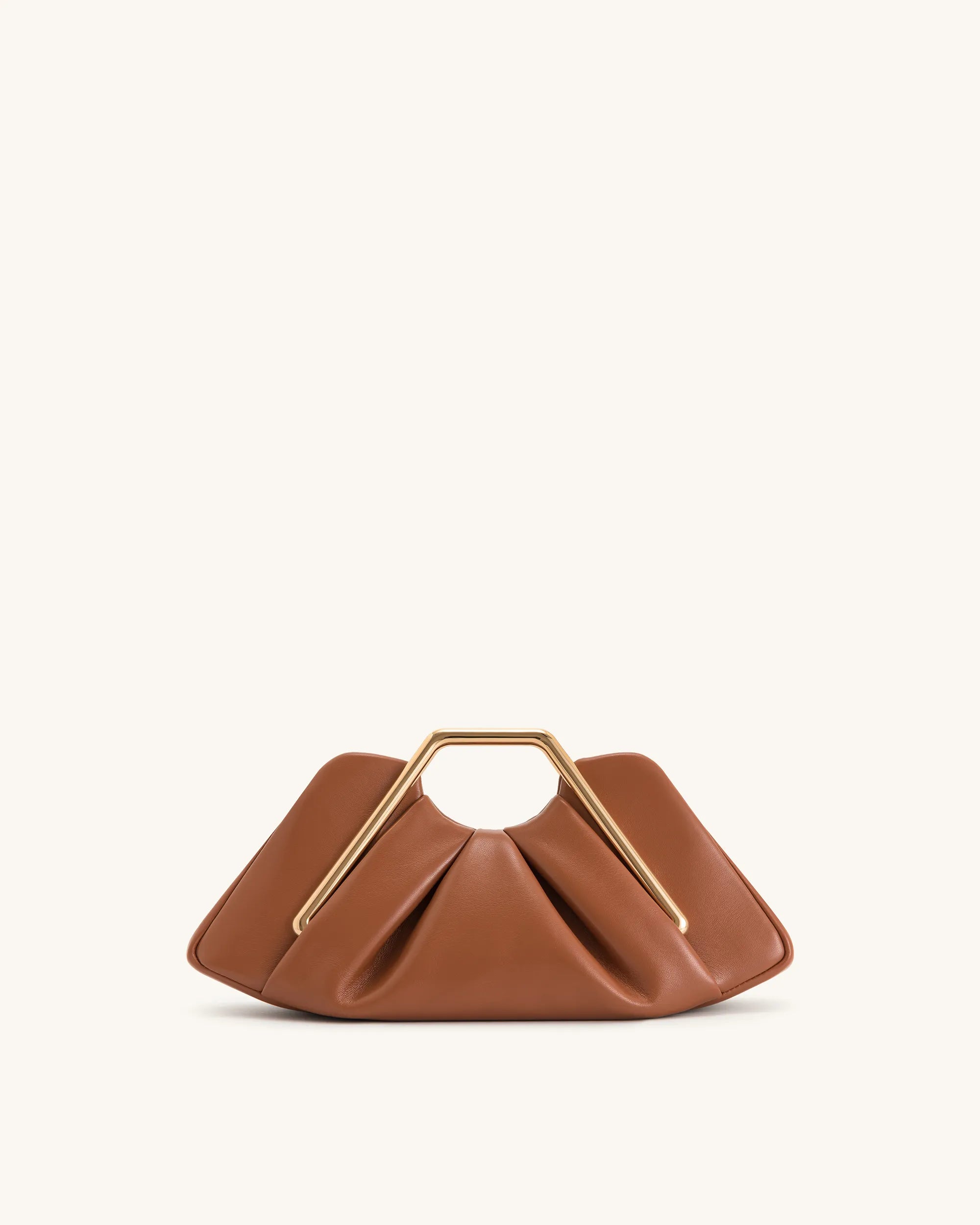 JW PEI_Brown_Lila Metal Frame Clutch_7C57-3_Brown_01
