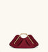 JW PEI Red  Lila Artificial Crystal Metal Frame Clutch  SKU: 7C57-42_Red Image 01
