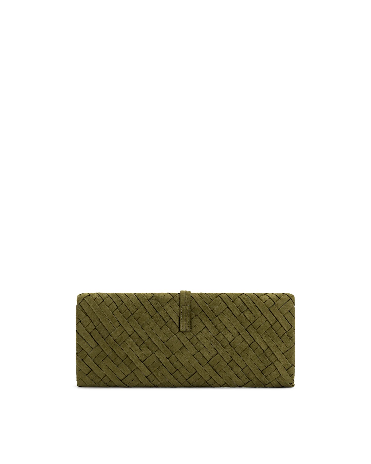 JW PEI_Dark Olive_Zaria Woven Clutch_7C58-7_Dark Olive_03