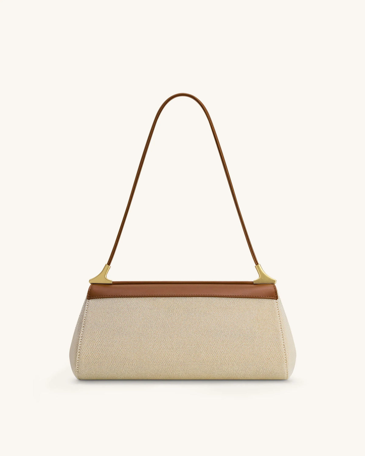 JW Pei Brown Canvas Women Eloise Shoulder Bag SKU: 7C66-31_Brown Canvas Image 03