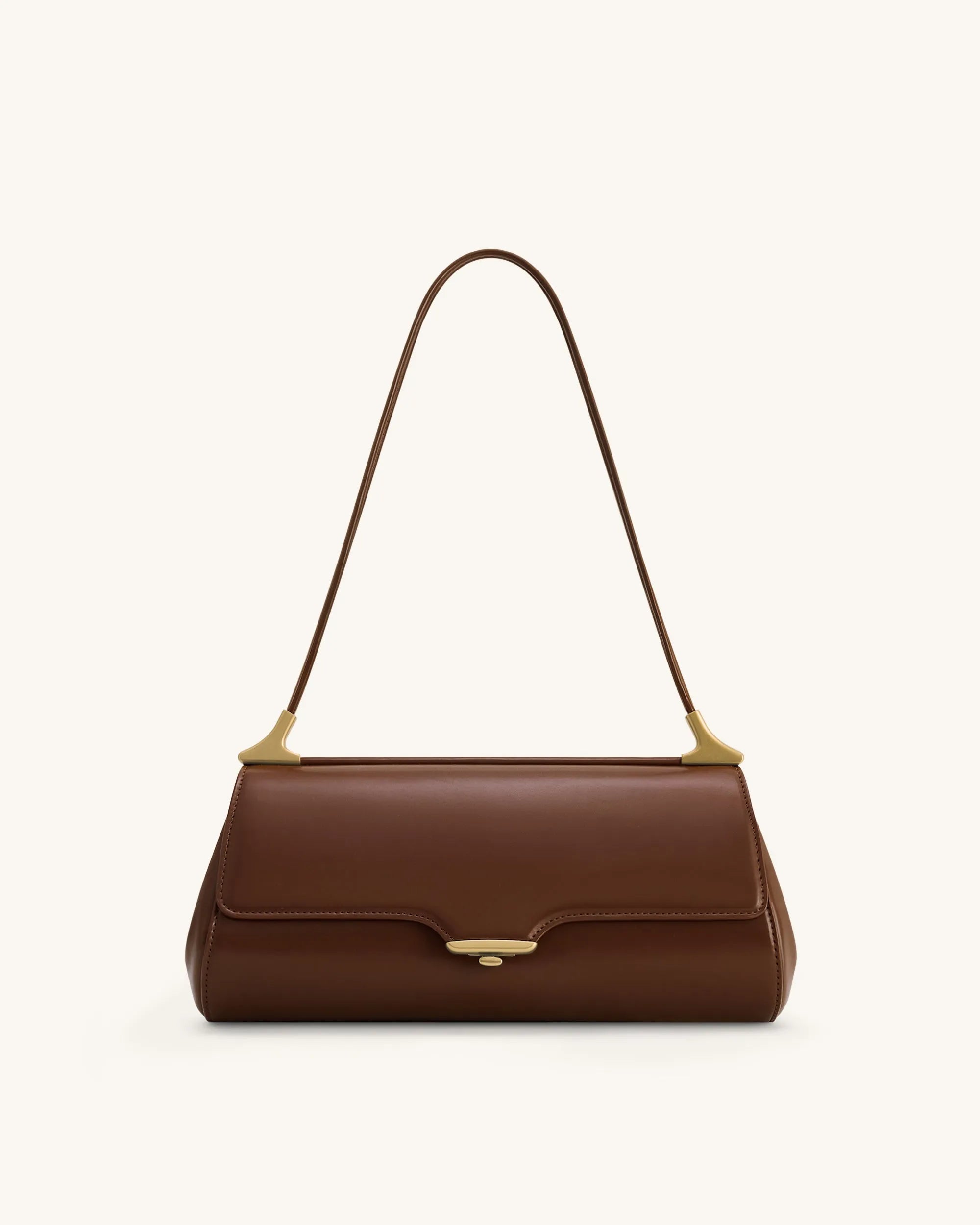 JW PEI Deep Brown Women Eloise Shoulder Bag - Deep Brown SKU: 7C66-33_Deep Brown Image 01