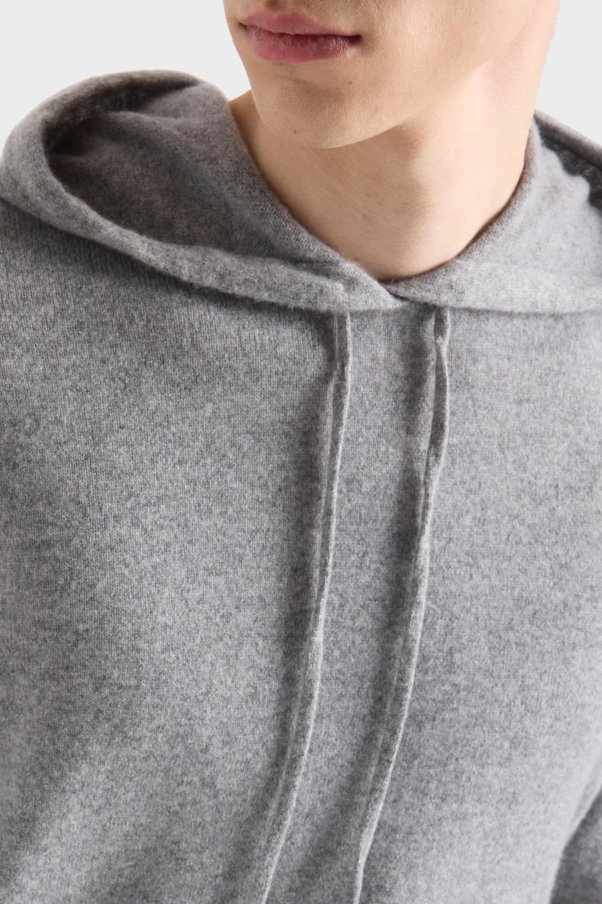7 For All Mankind Slate Men Hoodie in Cashmere SKU: 7M0C0F16_1PO Image 03