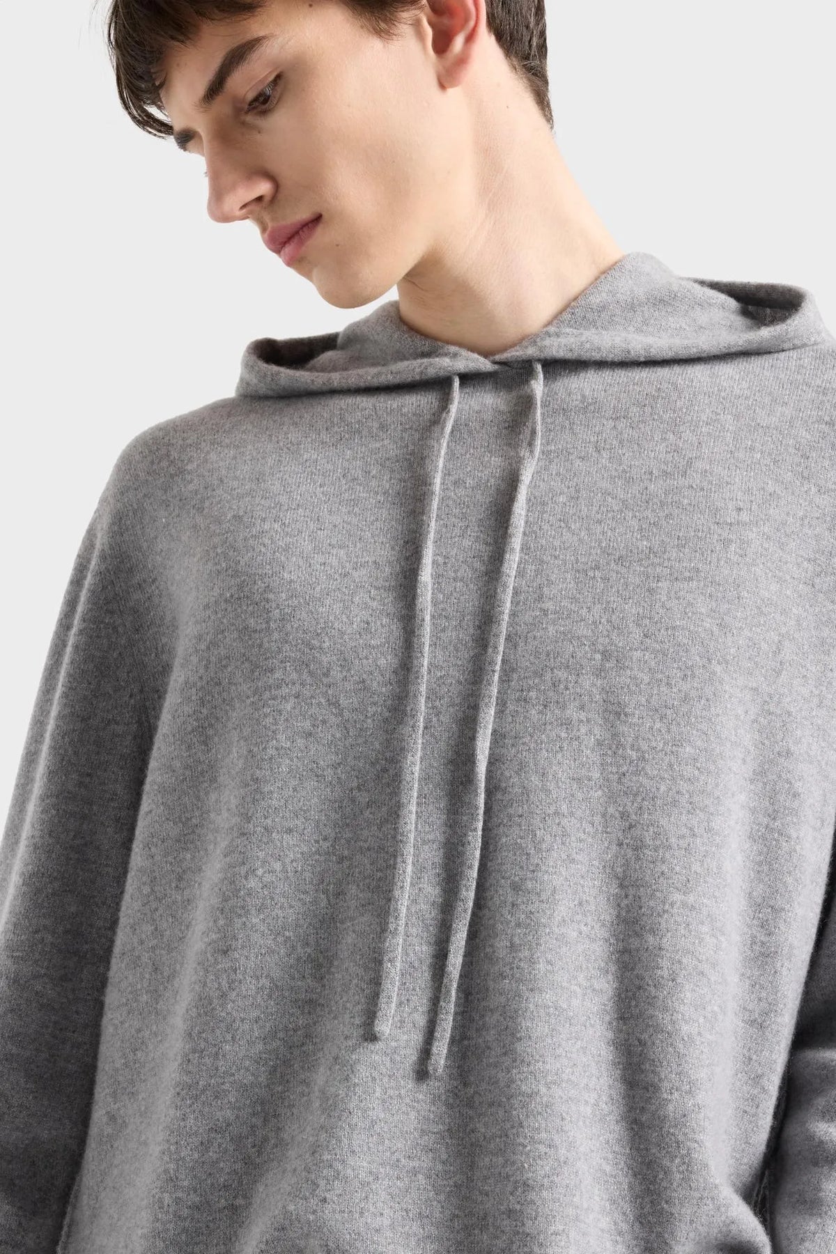 7 For All Mankind Slate Men Hoodie in Cashmere SKU: 7M0C0F16_1PO Image 05