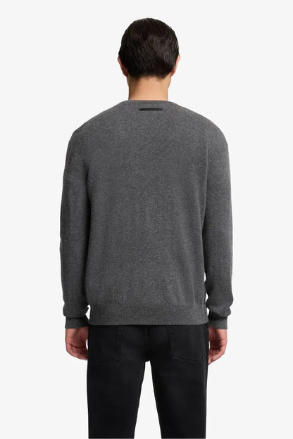 7 For All Mankind_Grey_Crew Neck Sweater in Cashmere_7M0D0F16_1PG_04