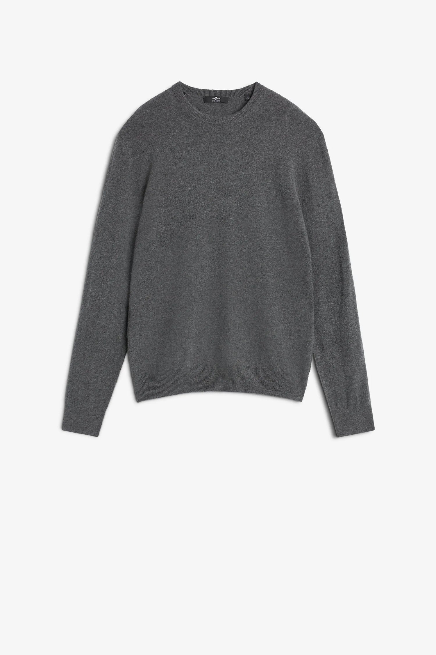 7 For All Mankind_Grey_Crew Neck Sweater in Cashmere_7M0D0F16_1PG_07