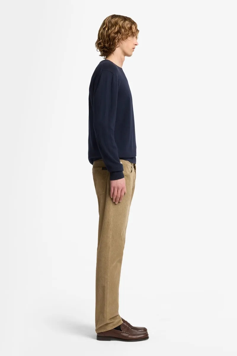 7 For All Mankind_Blue_Crew Neck Sweater in Cashmere_7M0D0F16_1PJ_05