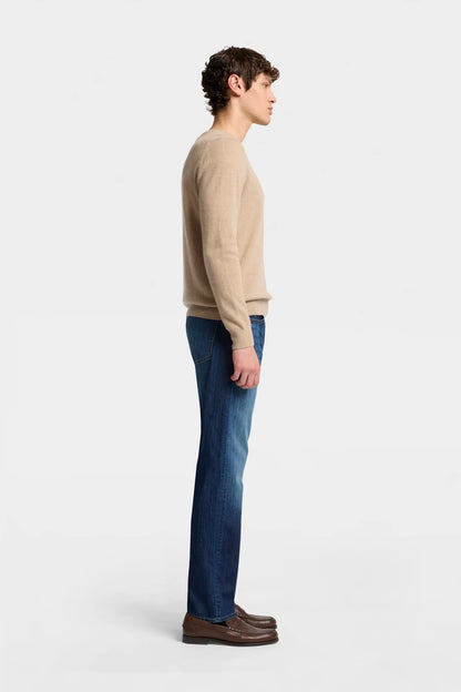 7 For All Mankind Amber Men Crewneck Sweater in Cashmere SKU: 7M0D0F16_1PM Image 05