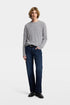 7 For All Mankind Slate Men Crewneck Sweater in Cashmere SKU: 7M0D0F16_1PO Image 01