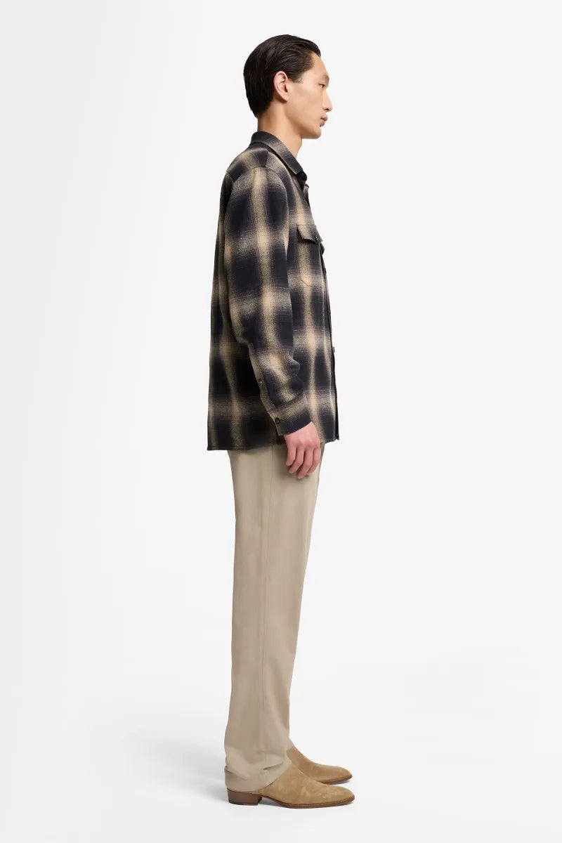 7 For All Mankind_Beige_Checkered Overshirt in Flannel_7M800F91_1U6_05