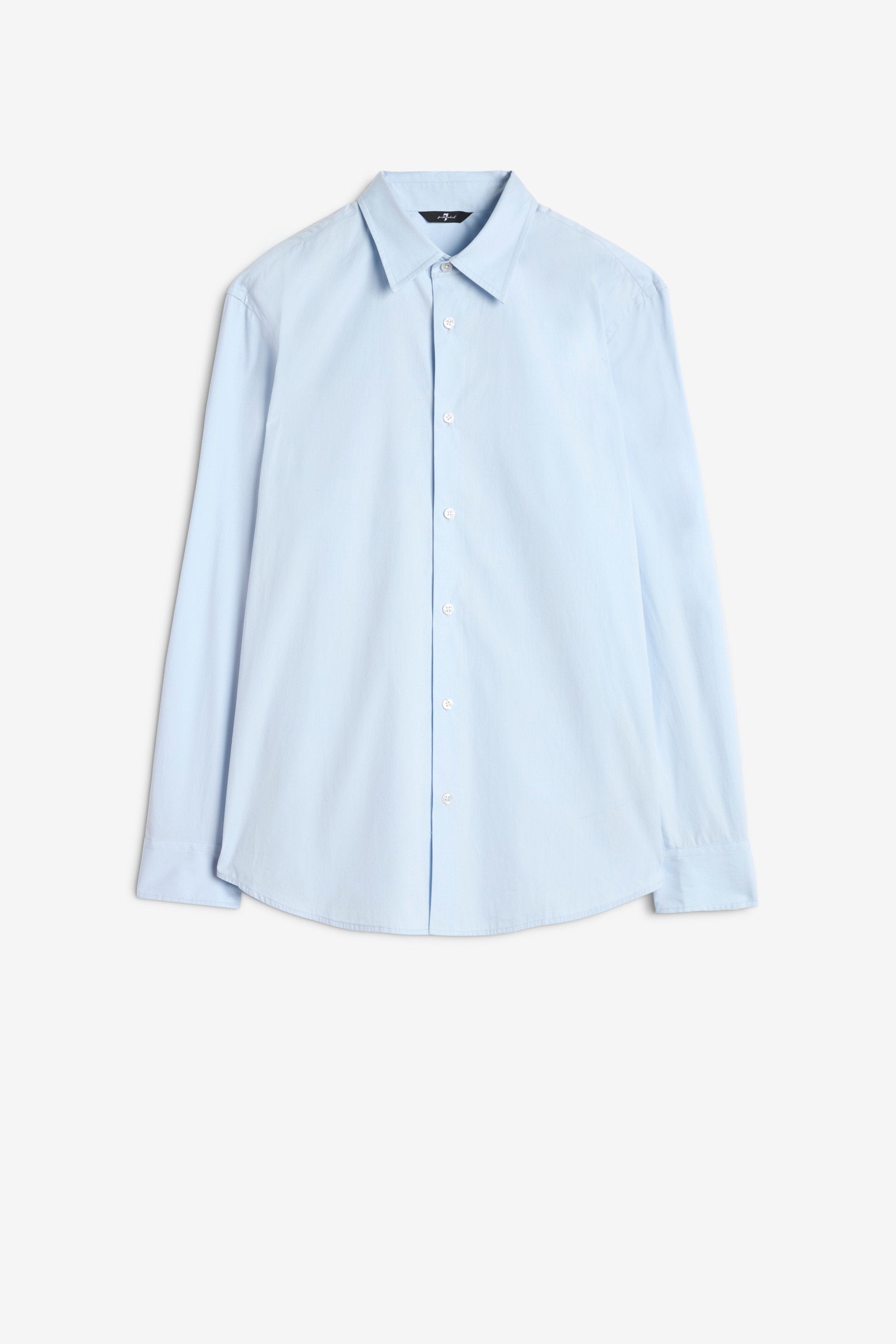 7 For All Mankind_Regular L/S Shirt Popeline Ice Blue_7MC10W36-IEE_IEE_03