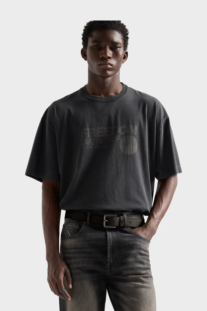 7 For All Mankind Trip Black Men Short Sleeve Graphic Tee SKU: 7MEN0H50_3VE Image 02