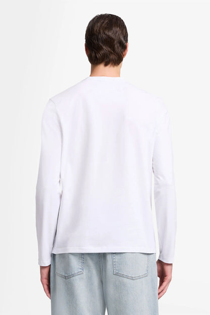 7 For All Mankind_White_Long Sleeve Tee in Luxe Performance_7MLS1237_WHT_04