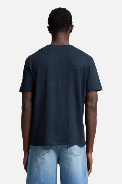 7 For All Mankind Ocean Floor Men Tee in Linen SKU: 7MM70E99_1K2 Image 05