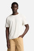 7 For All Mankind White Men Tee in Linen SKU: 7MM70E99_LWE Image 03