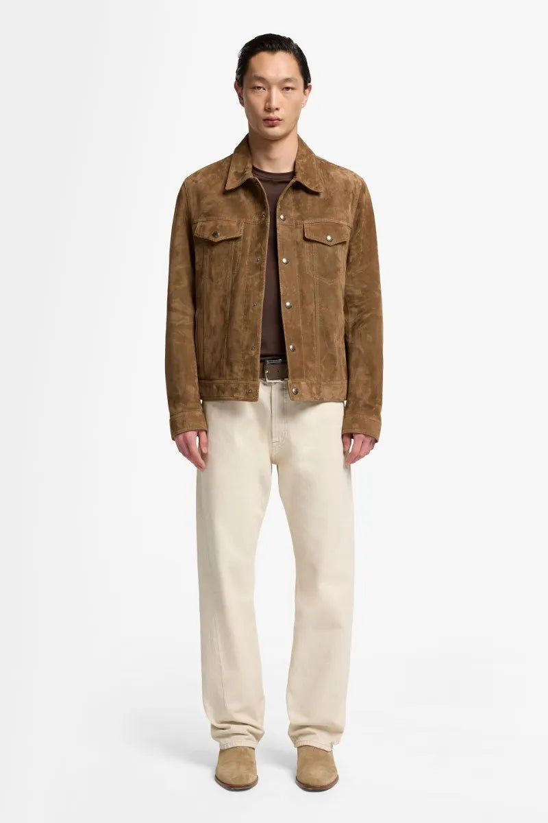 7 For All Mankind_Brown_Short Sleeve T-Shirt in Luxe Performance_7MM70F14_1VC_02