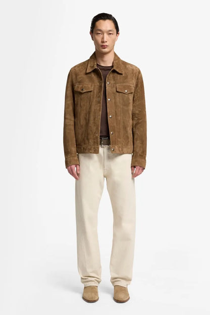 7 For All Mankind_Brown_Short Sleeve T-Shirt in Luxe Performance_7MM70F14_1VC_02