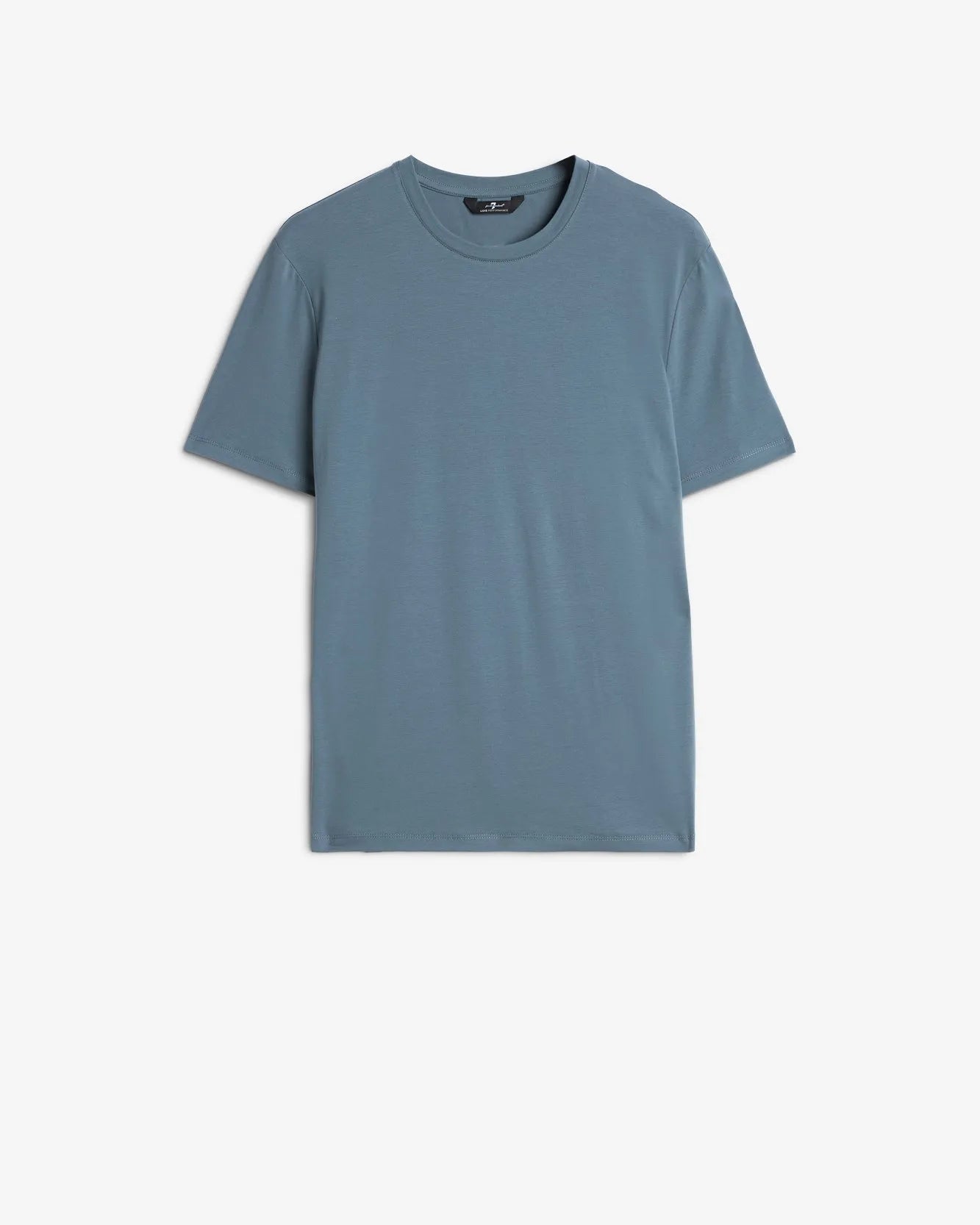 7 For All Mankind_Blue_Short Sleeve T-Shirt in Luxe Performance_7MM70F14_1VE_06