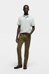 7 For All Mankind Light Blue Men Short Sleeve Polo in Lyocell SKU: 7MP00H12_3JW Image 01